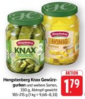 Knax Gewürzgurken im Angebot bei EDEKA in Ulm Knax Gewürzgurken Angebote von Hengstenberg bei EDEKA Ulm für 1,79 €