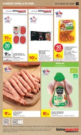 Promos Saucisse dans le catalogue "34% EN AVANTAGE CARTE" de Intermarché Super Saucisse en promo dans le catalogue Intermarché Super à la page 7