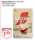 Aktuelle Kaffee Angebote bei GLOBUS in Bruchsal Aktuelles Sticks 3 in 1 Angebot bei GLOBUS in Bruchsal ab 1,99 €