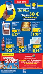Prix et réduction Coca-Cola dans le prospectus Lidl en cours Offre Coca-Cola dans le catalogue Lidl du moment à la page 9
