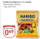 Aktuelles Fruchtgummi oder Lakritz Angebot bei GLOBUS in Salzgitter ab 0,69 €