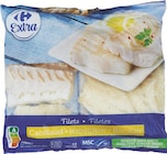 Filets de cabillaud MSC surgelés - CARREFOUR EXTRA en promo chez Carrefour Market Filets de cabillaud MSC surgelés - CARREFOUR EXTRA dans le catalogue Carrefour Market