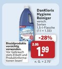 Hygiene Reiniger im Angebot bei combi in Wilhelmshaven Hygiene Reiniger Angebote von DanKlorix bei combi Wilhelmshaven für 1,99 €