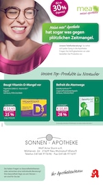 mea - meine apotheke Apotheken Prospekt der aktuellen Woche mit 4 Seiten, gültig von 01.10.2026 bis 31.10.2026, in Buxtehude und Umgebung Aktueller mea - meine apotheke Apotheken Prospekt in Buxtehude und Umgebung, "Unsere Oktober-Angebote" mit 4 Seiten, 01.10.2026 - 31.10.2026
