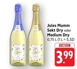 Sekt Dry Angebote von Jules Mumm bei E center Schorndorf für 3,99 €