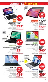 Promos Ordinateur Portable dans le catalogue "LES PRIX BAS Spécial rentrée" de Hyper U Ordinateur Portable en promo dans le catalogue Hyper U à la page 17