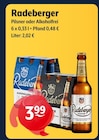 Radeberger Pilsner oder Alkoholfrei Angebote bei Huster Pirna für 3,99 €