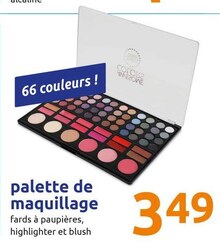 Action Guesnain - palette de maquillage Promo palette de maquillage dans le catalogue Action "Petits prix, grands sourires" à Guesnain