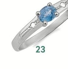 bague saphir et diamants en promo chez E.Leclerc bague saphir et diamants dans le catalogue E.Leclerc