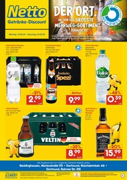 Bier Angebot im aktuellen Netto Marken-Discount Prospekt auf Seite 1