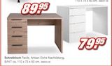 Schreibtisch Facile oder Schreibtisch Espresso Angebote bei Möbel AS Offenburg für 79,95 €