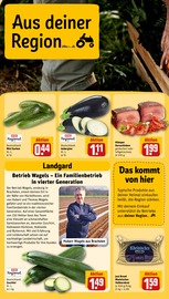 Zucchini im REWE Prospekt in Mönchengladbach Aktueller REWE Prospekt mit Zucchini, "Dein Markt", Seite 26