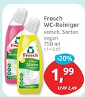WC-Reiniger Zitrone von Frosch für 1,99 € bei budni im Angebot WC-Reiniger Zitrone von Frosch im aktuellen budni Prospekt