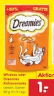 Aktuelles Whiskas oder Dreamies Katzensnacks Angebot bei Netto Marken-Discount in Chemnitz ab 1,00 €