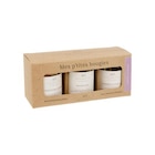 Botanic Blagnac - Promo Coffret 3 bougies Saugettes Mes P’tites bougies parfumées Maman chérie - 3 x 50 g Promo Coffret 3 bougies Saugettes Mes P’tites bougies parfumées Maman chérie - 3 x 50 g à 25,99 € dans le catalogue Botanic à Blagnac