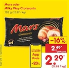 Mars oder Milky Way Croissants von Mars für 2,29 € bei Netto Marken-Discount im Angebot Mars oder Milky Way Croissants von Mars im aktuellen Netto Marken-Discount Prospekt