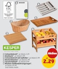 Schneidebrett im Penny Prospekt Schneidebrett von Kesper im aktuellen Penny Prospekt für 2,29 €