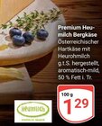 Premium Heu-milch Bergkäse im Angebot bei GLOBUS in Saarbrücken Premium Heu-milch Bergkäse Angebote von Heumilch bei GLOBUS Saarbrücken für 1,29 €