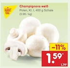 Aktuelle Pilze Angebote bei Netto Marken-Discount in Stuttgart Aktuelles Champignons weiß Angebot bei Netto Marken-Discount in Stuttgart ab 1,59 €