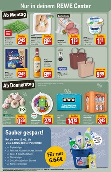Sahne im REWE Prospekt "Dein Markt" mit 34 Seiten (Ludwigshafen (Rhein))