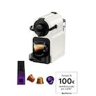 Machine à café Nespresso Inissia blanche - KRUPS - Carrefour à Grenoble Machine à café Nespresso Inissia blanche - KRUPS en promo chez Carrefour Grenoble à 89,99 €