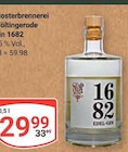 Edel Gin 1682 Angebote von Klosterbrennerei Wöltingerode bei GLOBUS Salzgitter für 29,99 €