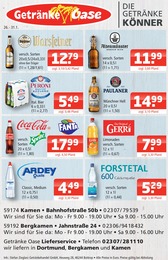 Getränke Oase Prospekt: "Aktuelle Angebote", 1 Seite, 26.01.2026 - 31.01.2026