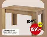 Table extensible en promo chez Maxi Bazar Table extensible dans le catalogue Maxi Bazar