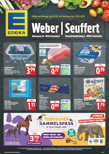 EDEKA Prospekt der Woche "Wir lieben Lebensmittel!" Seite 1, 20.10.2025 bis 25.10.2025 für Schweinfurt Aktueller EDEKA Prospekt "Wir lieben Lebensmittel!" Seite 1 von 8 Seiten für Schweinfurt