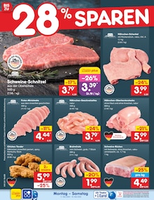 Fleisch im Netto Marken-Discount Prospekt "Aktuelle Angebote" mit 62 Seiten (Berlin)
