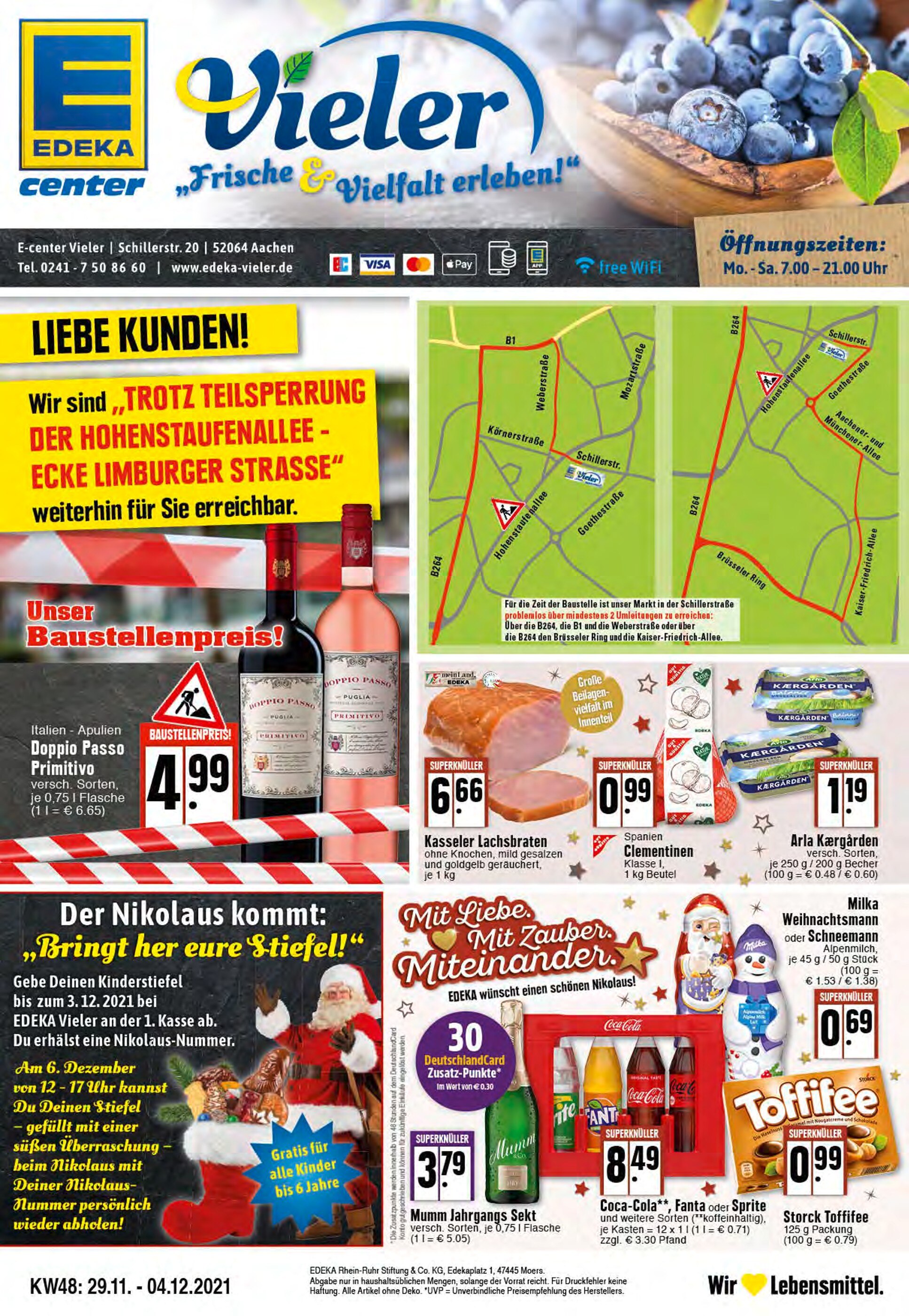 E center Prospekt für Aachen mit 24 Seiten E center Prospekt für Aachen: "Aktuelle Angebote", 24 Seiten, 29.11.2021 - 04.12.2021