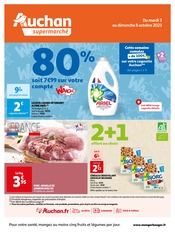 Prospectus Supermarchés Auchan Supermarché en cours à Chartainvilliers et alentours, "Auchan supermarché", 24 pages, 03/10/2023 - 08/10/2023 Catalogue Supermarchés Auchan Supermarché en cours à Chartainvilliers et alentours, "Auchan supermarché", 24 pages, 03/10/2023 - 08/10/2023