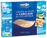 Coeurs de filets de cabillaud de l'Atlantique MSC surgelés - MARÈS dans le catalogue Intermarché Hyper