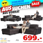 Aktuelles Edge Ecksofa Angebot bei Seats and Sofas in Bochum ab 699,00 €