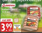 EDEKA Alsdorf - Stadionbratwurst Angebot im Prospekt Stadionbratwurst bei EDEKA im Alsdorf Prospekt für 3,99 €