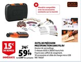 OUTIL DE PRÉCISION MULTIFONCTION SANS FIL 8V en promo chez Auchan Hypermarché OUTIL DE PRÉCISION MULTIFONCTION SANS FIL 8V dans le catalogue Auchan Hypermarché