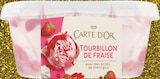 Glace tourbillon de fraise avec éclats de meringue - CARTE D'OR en promo chez Intermarché Super Glace tourbillon de fraise avec éclats de meringue - CARTE D'OR dans le catalogue Intermarché Super