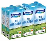 Lait UHT demi-écrémé briques - PÂTURAGES - Intermarché à Nice Lait UHT demi-écrémé briques - PÂTURAGES en promo chez Intermarché Nice à 4,15 €