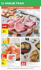 Promos Saumon dans le catalogue "Carrefour market" de Carrefour Market Saumon en promo dans le catalogue Carrefour Market à la page 4