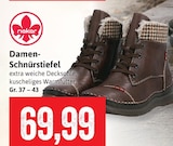 Aktuelle Schuhe Angebote bei Kaufhaus Stolz in Rostock Aktuelles Damen-Schnürstiefel Angebot bei Kaufhaus Stolz in Rostock ab 69,99 €