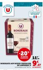Bordeaux AOP Rouge Chevalier de Landerac - U - Super U à Montlouis-sur-Loire Bordeaux AOP Rouge Chevalier de Landerac - U en promo chez Super U Montlouis-sur-Loire à 9,27 €