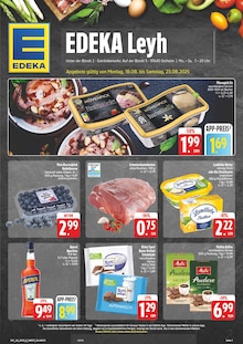 EDEKA Prospekt Wir lieben Lebensmittel! mit  Seiten in Oberelsbach und Umgebung