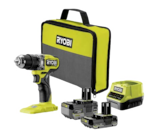 Akku-Schlagbohrschrauber RPD18C1-242S von Ryobi im aktuellen toom Baumarkt Prospekt