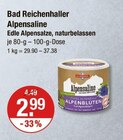 Salz im V-Markt Prospekt Alpensaline von Bad Reichenhaller im aktuellen V-Markt Prospekt für 2,99 €