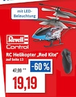 RC Helikopter "Red Kite" bei Kaufhaus Stolz im Heiligenhafen Prospekt für 19,19 €