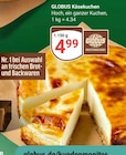 GLOBUS - Käsekuchen Angebot im Prospekt Käsekuchen bei GLOBUS im Prospekt "" für 4,99 €