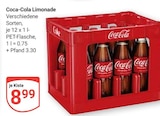 Aktuelle Coca Cola Angebote bei GLOBUS in Rodgau Aktuelles Coca-Cola Limonade Angebot bei GLOBUS in Rodgau ab 8,99 €