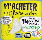 Serviette Hygiénique Jour x14 Coton 100% Bio - Ramdam Social à 2,75 € dans le catalogue Intermarché Express