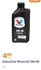 Motoröl 5W-40 Angebote von Valvoline bei Action Regensburg für 4,99 €