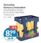 Genuss im V-Markt Prospekt Genuss von Teinacher im aktuellen V-Markt Prospekt für 8,99 €